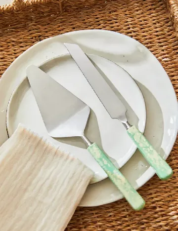 Set tacamuri 2 bucati Calma House, verde