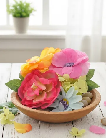 Flori artificiale decorative Home Accents, mix culori