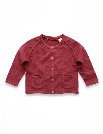 Cardigan Zara, grena