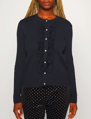 Cardigan Only Carmakoma, negru