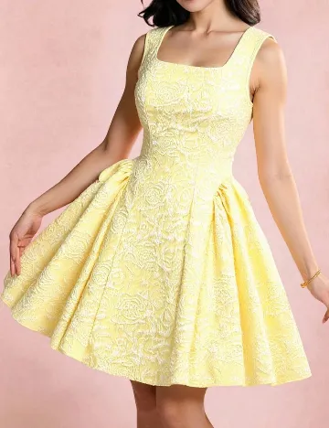 Rochie scurta Shein Kids, galben