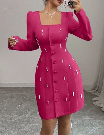 Rochie scurta SHEIN, roz