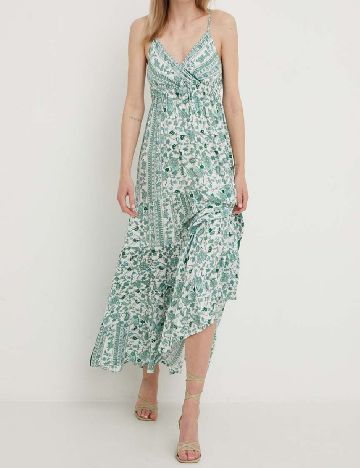 Rochie lunga Answear LAB, verde