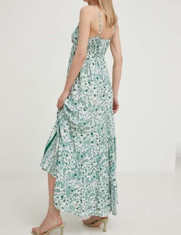 Rochie lunga Answear LAB, verde