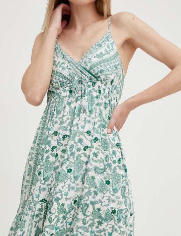 Rochie lunga Answear LAB, verde