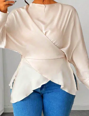 Bluza SHEIN CURVE, crem