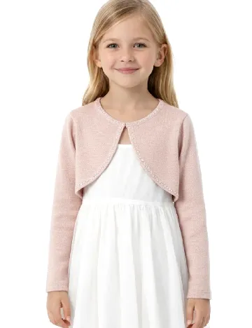 Bolero Zara, roz pudra