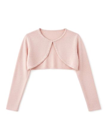 Bolero Zara, roz pudra