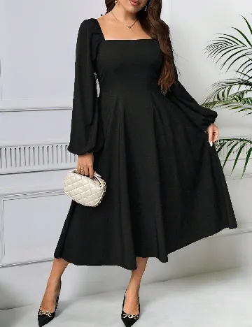 Rochie medie SHEIN CURVE, negru