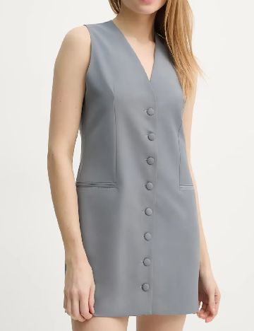 Rochie scurta Remain, gri