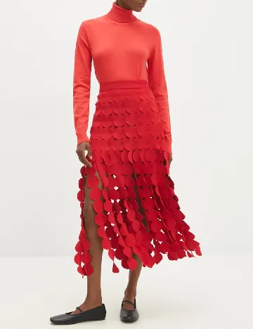 Fusta Answear LAB, rosu