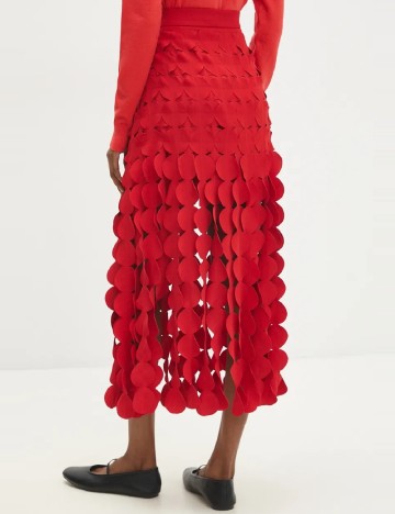 Fusta Answear LAB, rosu