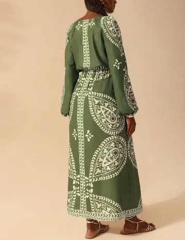 Rochie lunga SHEIN, verde