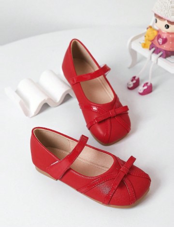 Pantofi Shein Kids, rosu