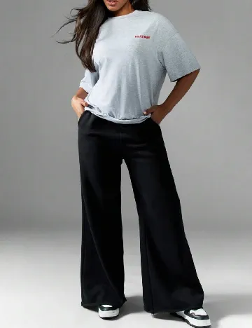 Tricou Oversize Missguided, gri