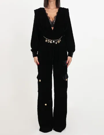Salopeta Elisabetta Franchi, negru