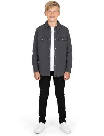 Camasa Zara, gri inchis