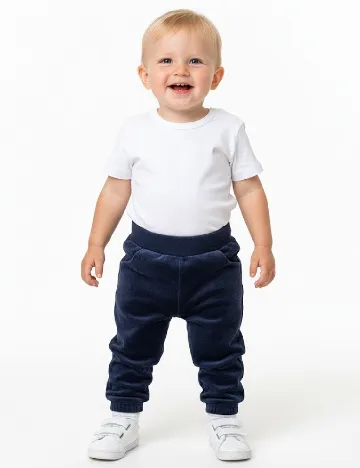 Pantaloni Zara, bleumarin