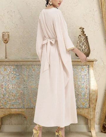 Rochie lunga SHEIN, crem