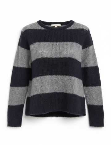 Pulover Zara, bleumarin/gri