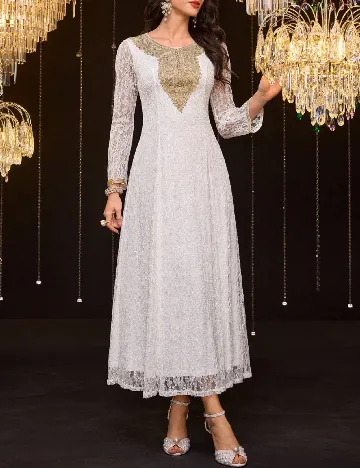 Rochie lunga SHEIN, alb