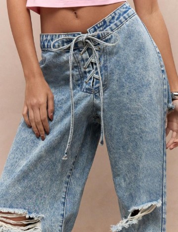 Blugi Missguided, albastru