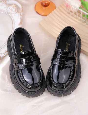 Mocasini Shein Kids, negru