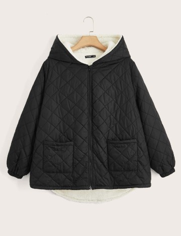 Geaca SHEIN CURVE, negru