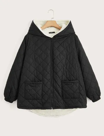 Geaca SHEIN CURVE, negru