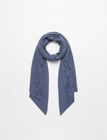 Esarfa Bershka, albastru