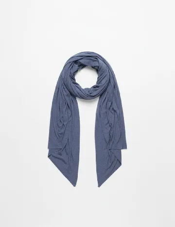 Esarfa Bershka, albastru