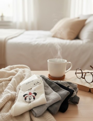 Set sosete 5 perechi C&A, mix culori