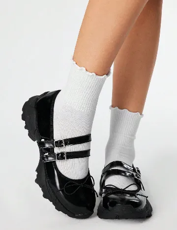 Pantofi Romwe, negru