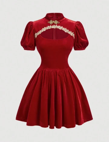 Rochie scurta SHEIN, rosu