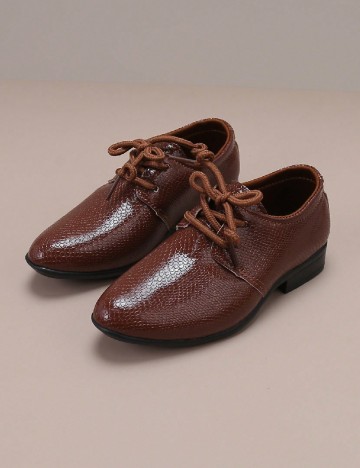 Pantofi Shein Kids, maro