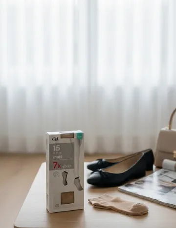 Set sosete 7 perechi C&A, crem