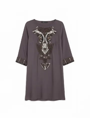 Rochie scurta Zara, gri