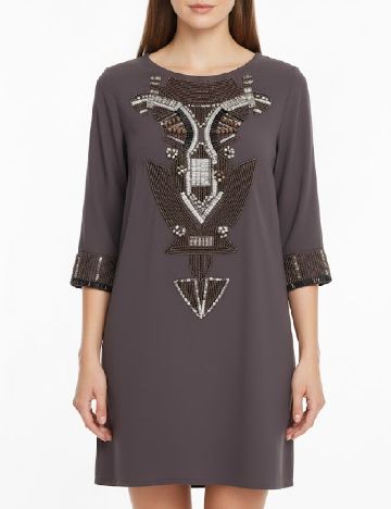 Rochie scurta Zara, gri