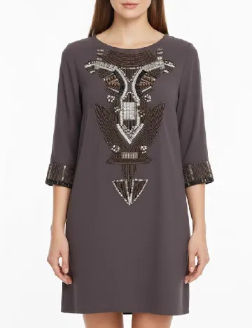 Rochie scurta Zara, gri