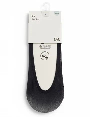 Set sosete 2 perechi C&A, negru