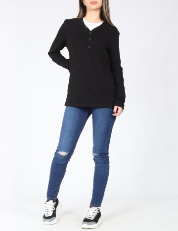 Bluza Bershka, negru