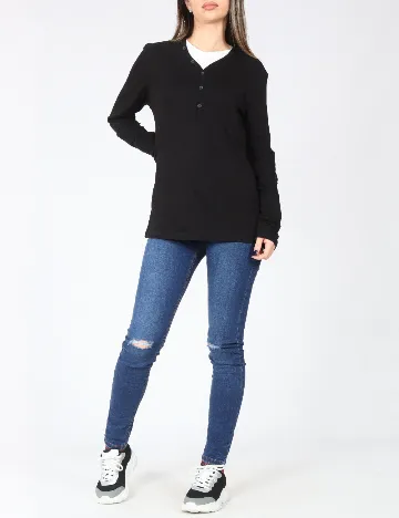Bluza Bershka, negru