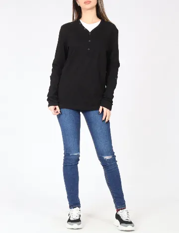 Bluza Bershka, negru