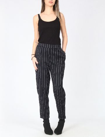 Pantaloni Pull&Bear, negru
