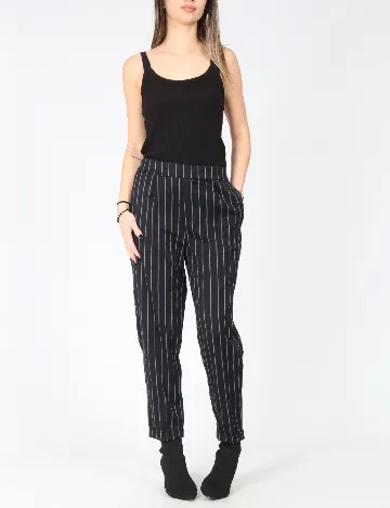 Pantaloni Pull&Bear, negru