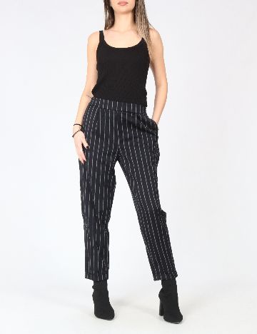 Pantaloni Pull&Bear, negru
