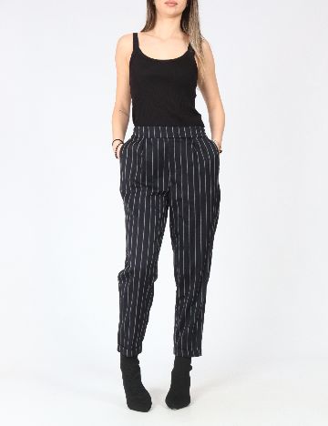 Pantaloni Pull&Bear, negru