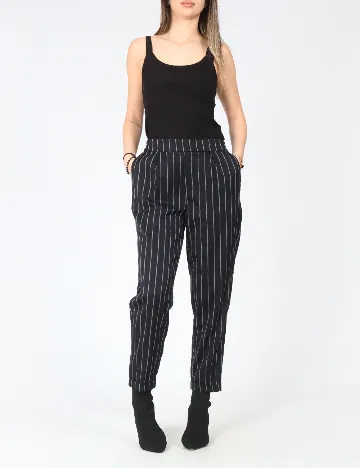 Pantaloni Pull&Bear, negru