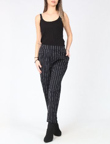 Pantaloni Pull&Bear, negru