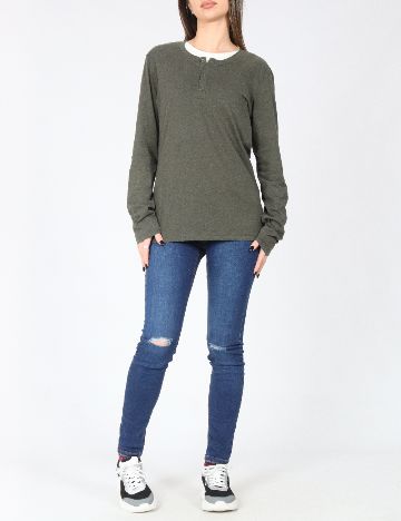 Bluza Bershka, verde